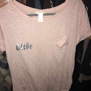“Little” T-shirt with pocket
